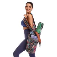 China Printed Yoga Mat Carry Bag Gym Mat Case For Women Men Pilates Fitness Exercise Pad on sale
