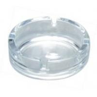 China easy wash Hotel Ashtrays Glass Ashtray Round Shape for lobby on sale