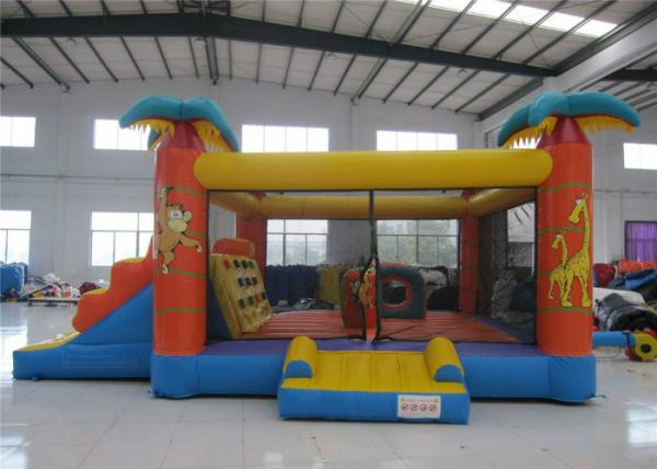 Simple inflatable monkey mini bouncer house PVC material inflatable mini bouncer