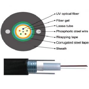 GYXTW SM/OM2/OM3/OM4 Outdoor Aerial Fiber Optic Cable Unitube Light-Armored Cable