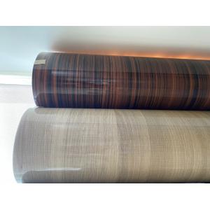 China Wood Grain High Gloss PVC Film For Furniture Decorative supplier