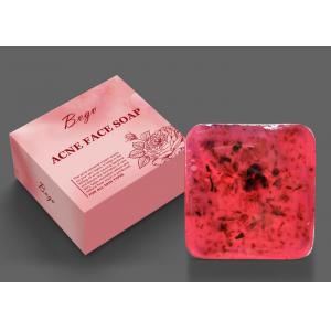 Rose Extract Face Lightening Soap Essential Oil Glutathione Face Soap