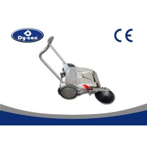 China Electric Industrial Manual Push Vacuum Floor Sweeper For Coarse Road Walk Behind supplier