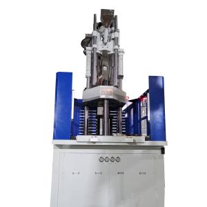 China Rotary Table Vertical Injection Molding Machine with 250T Clamping Force 929 cm³ Theoretical Shot Volume and 285 g/s Injection Rate wholesale
