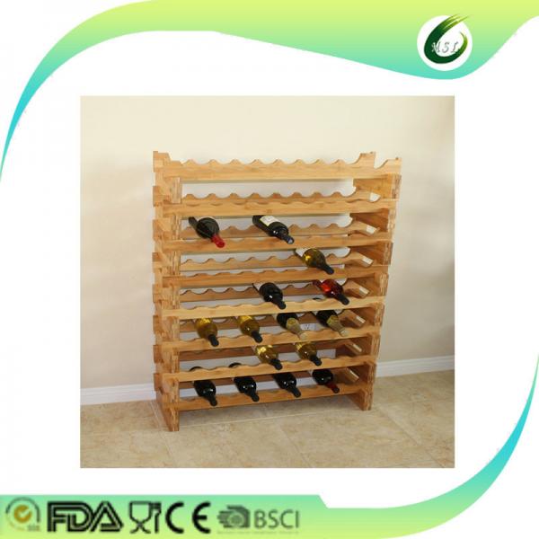 2017 bamboo wood wine holder creative rack for kitchen