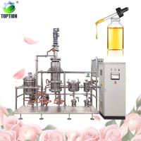 China Rose Essential Oil Extraction Wiped Film Evaporator Short Path Distillation Unit on sale