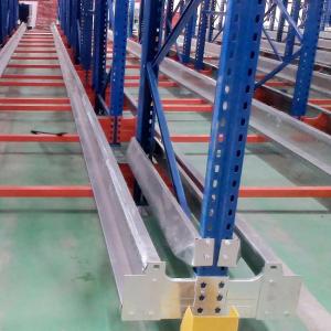 China OEM Industrial Pallet Shuttle Rack For Warehouse FIFO Steel 75 Pitch supplier