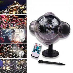 China Hot Sale Mini Snowflake Christmas Projection Lights Outdoor Waterproof Snow Landscape Lights supplier
