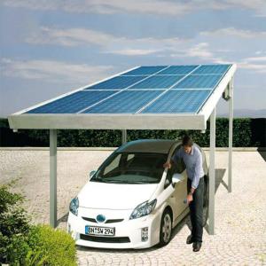 China 10 KW 30 KW HDG High Strength Steel Structure Carport Solar Systems supplier