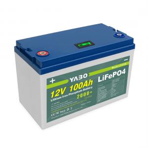 China 100 Ah Lifepo4 12 Volt Deep Cycle Battery Lithium 2000 Cycles Replace Gel supplier