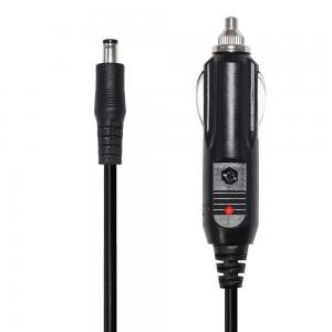 Portable DC12V Car Cigarette Lighter Plug Cable With 5.5mm*2.1mm Connector
