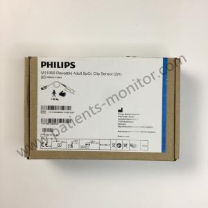 China Bedside Patient Monitor Accessories philip Reusable Adult Spo2 Clip Sensor 2m M1196S REF 989803174381 supplier