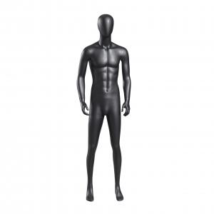 China Black Male Full Body Mannequin Human Clothing Store Torso Display supplier