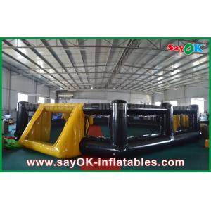 China Football Inflatable Games PVC Seal Inflatable Soccer Field Kids Indoor / Outdoor Playground Equipment supplier