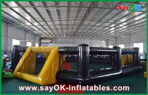 Football Inflatable Games PVC Seal Inflatable Soccer Field Kids Indoor / Outdoor