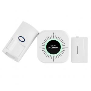 Household Mini WiFi intelligent App control  burglar alarm system with 433.92  MHz