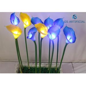 China Conductive Lighted Artificial Trees Calla Lily Flower Shape Silicon Material supplier