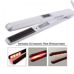 China 25W-39W Infrared Hair Straightener Ultrasonic LCD Display Hairs Flat Iron Ceramic supplier