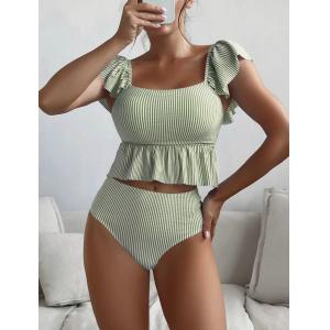 Ruffles Embellished Swimming Suits Bikini - Perfect For Vacation  Sexy Swimwear For Women Swimming Suit For Ladies
