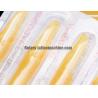 Plastic Disposable Tattoo Needle Tips , Flat / Round Open Tattoo Tip Set Yellow