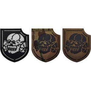 Embroidery IR Infrared Patch Devil Girl Lady Pirate Skull Crossbones IR Reflective Patch
