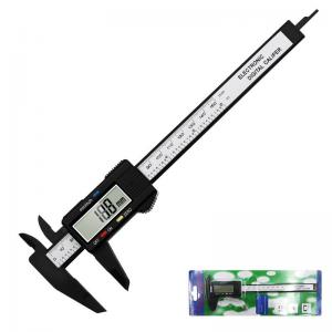 Regla de medición de 6 de la pulgada de Vernier Caliper 150m m Digitaces de calibrador del micrómetro electrónico plástico del indicador Digitaces de la herramienta