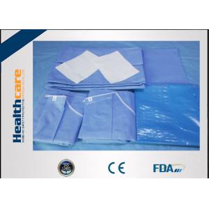 PE Film Sterile Extremity Laparotomy Medical Procedure Packs With Adhesive Drape