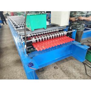 China Colour Steel Material 1.0mm Corrugated Sheet Roll Forming Machine supplier