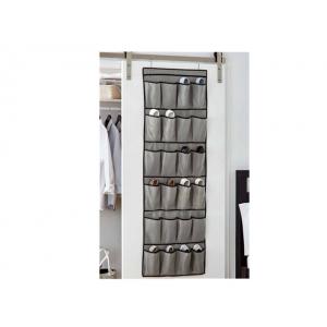 24 Large Pockets Cloth Over The Door Shoe Organizer
