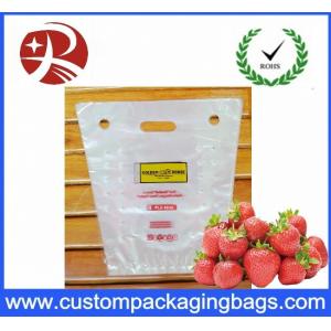 China PP Portable Fruit Packing Bag With Perforation And Hanger Hole supplier