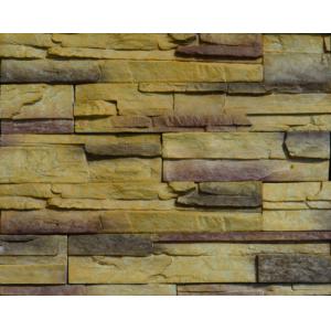 China Lightweight PVC Artificial Cultured Stone Panel 3D PU Polyurethane Faux Wall Veneer supplier