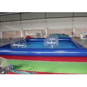 China Inflatable Family Swimming Pool With Water Zorb Ball / Inflatable Water Pool supplier