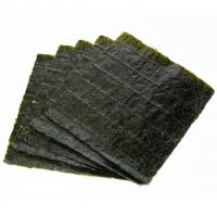 China Max 5% Moisture Dried Roasted Seaweed Nori 50 Sheets Per Bag on sale