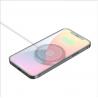 China 6mm distance Ultra Thin Round 15W qi wireless charger For IPhone 12 wholesale