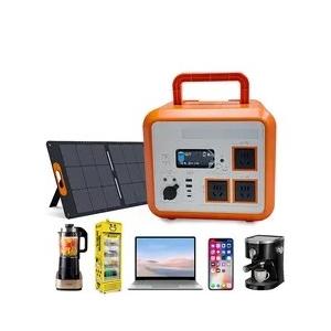 Home Portable Solar Generator 1500W Portable Power Station USB DC AC Outlet Battery