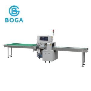 High Efficiency Small Flow Wrapping Machine / Green Salad Vegetable Packing Machine