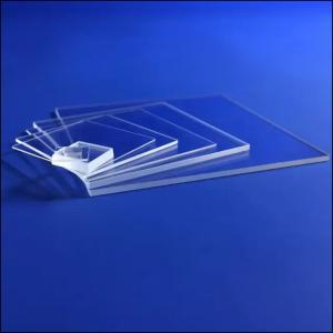 China UV石英ガラス板 CNCカスタマイズ 異なる厚さ1mm 1.5mm 2mmでCNC加工された溶融シリカパンチング 10/5 80/50表面 wholesale