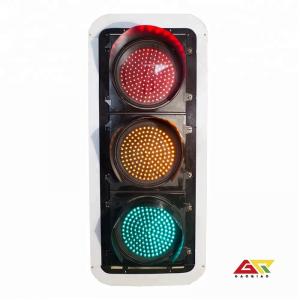 China 300mm Series Traffic Lights Three Sections Three-Color Traffic Light Round LED supplier