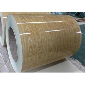 China Wooden Pre Painted Galvanized Sheet , Hot Rolled Steel Coil For Construction supplier
