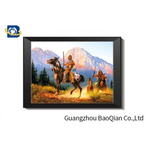 One Flip 3D Lenticular Pictures 30 X 40 cm / 40 x 40 cm With 12 MM Frame