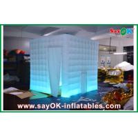 China Inflatable Party Decorations Led Lighting Inflatable Photo Booth , Exhibition Blow Up Photo Booth on sale