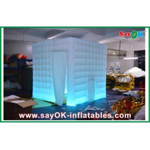 China Inflatable Party Decorations Led Lighting Inflatable Photo Booth , Exhibition Blow Up Photo Booth supplier