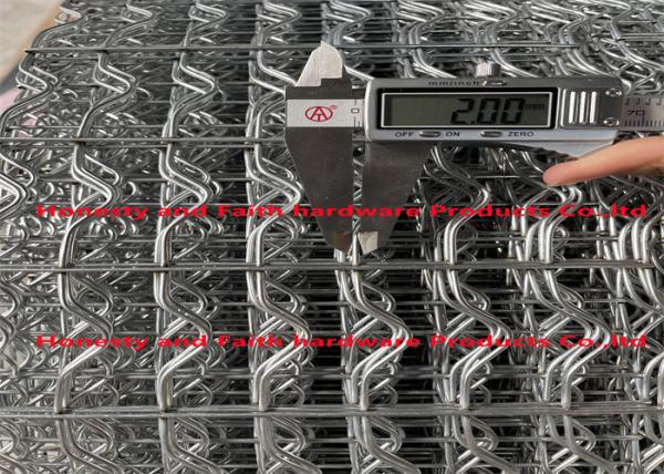 2.0mm Wire Diameter 25.4mm Pipeline Reinforced Mesh For Oil Pipeline
