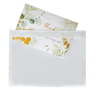 China A4 A5 Mailing Label Pouches Clear Self Adhesive Packing Slip Pouch For Packing Slips Invoice Label wholesale