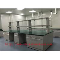 China Full Steel Chemistry Lab Tables 12.7mm Solid Worktops SGS Certified on sale