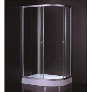 Oval Shape 1000 X 800 Quadrant Shower Enclosures And Tray With Low Resin Tray