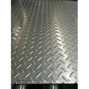 China 8M Checkered Stainless Steel Sheet Metallic Diamond Pattern Metal supplier