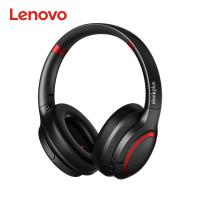 China Lenovo TH40 Wired Over Ear Headphones Black Folding Stereo Headphones on sale