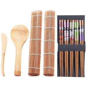 China 25*10*5cm Beginners Bamboo Sushi Making Kit All In One Household Kitchen Tools supplier