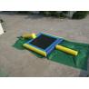 Square Trampoline Combo With Slide Inflatable Water Sports Games With High